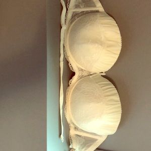 36DD WHITE LACE ADORE ME BRA